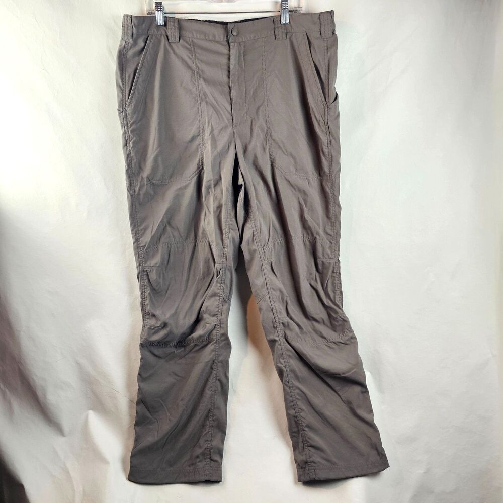 LL Bean Pants Mens XL Nylon Outdoor Hiking Trail Utility Zip Cuffs Gorpcore